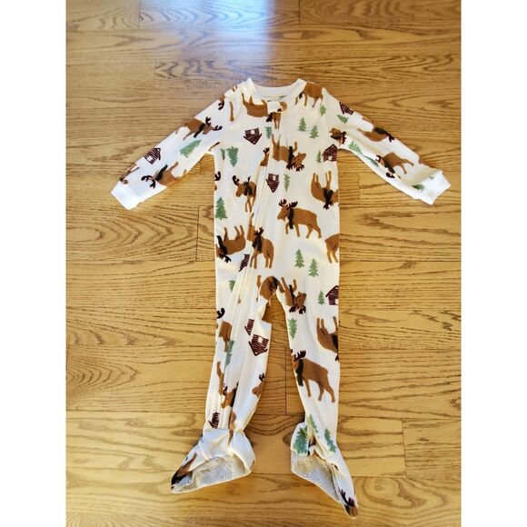Carter's Other - Just One You by Carter's 3T Flannel One Piece Footed Pajama VGUC